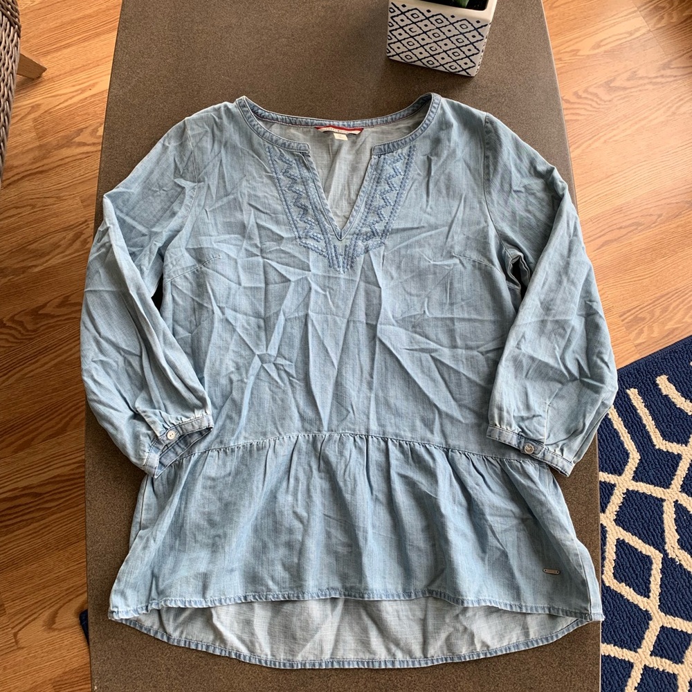 Tommy Hilfiger Chambray Blouse